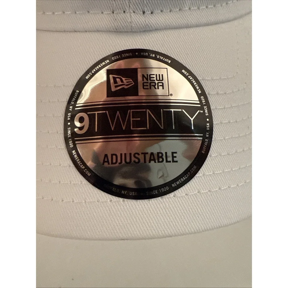 Atlanta Braves Baseball Team New Era 9TWENTY Adjustable Ball Cap- White